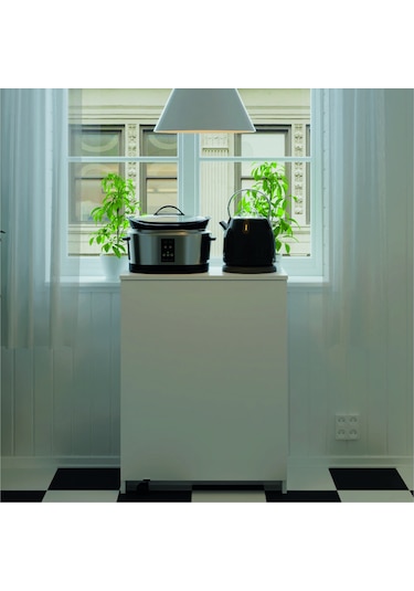 Asra Trend Mutfak Fonksiyonel Kiler Dolabı + Katlanır Masa Beyaz