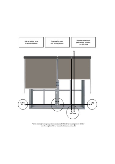 Br Perle Home Koyu Gri Rengi Düz Mekanize Stor Perde Yüksek Kalite Metropol Serisi Koyu Gri