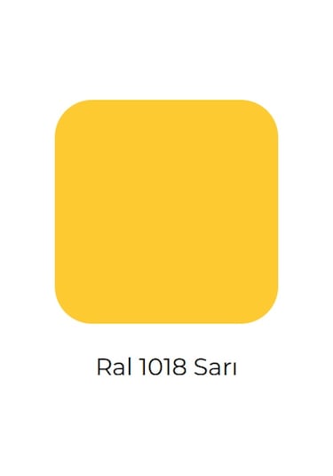 Akçalı Vual - Ral1018 Sarı Parlak Akrilik Sprey Boya 400 Ml Made İn Germany Ral1018