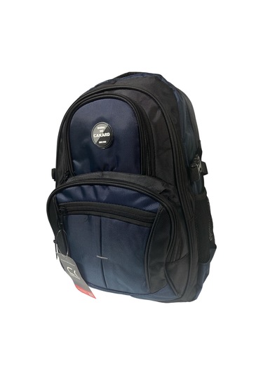 Su Geçirmez Kalın Ortopedik Çok Bölmeli Laptop Okul Gezi Seyahat Kamp Sırt Çantası Büyük 30x47cm Lacivert