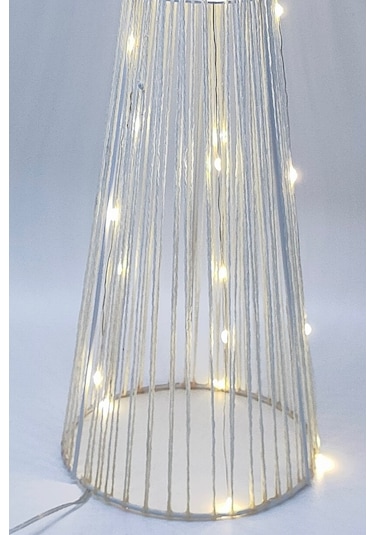 Magicledcorner Led Işıklı Metal Çam Dekor Dekoratif Aydınlatma Gün Işığı