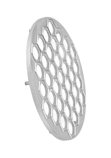 Kosona Alüminyum 37 Delikli Pelmeni Yapıcı - Kolay Kullanım, Temizleme Ve Saklama Özellikli Manti Hamur Kalıbı Gümüş