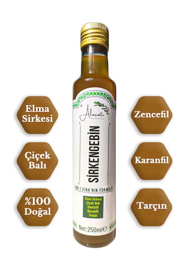 Sirkengebin Prebiyotik Sirkesi İbn-i Sina'nın Formülü 250 Ml