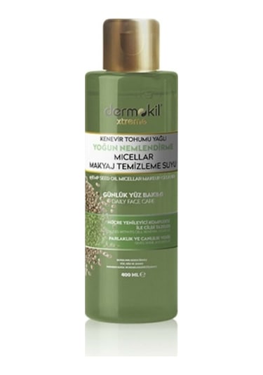 Dermokil Kenevir Tohumu Yağlı Makyaj Temizleme Suyu 400 ML