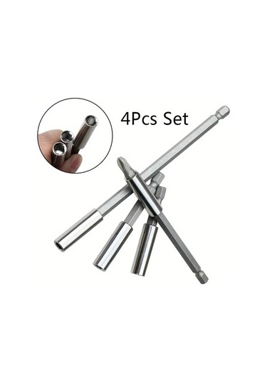 Willowhaven 1/4 İnç Şaftlı 150mm Promaster Manyetik Uzatmalı Uç Seti - Elektrikli Matkaplar İçin Uzun Saplı Vidalama Uçları Diğer