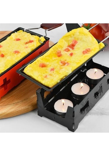 Ulzyvf Yapışmaz Spatula Seti Siyah, Raclette İçin Es Siyah Mükemmel Ambition Siyah