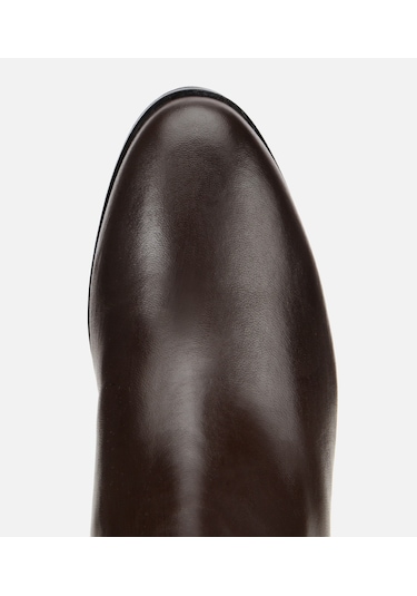 Hotiç Kadın Deri Kahverengi Toka Detaylı Bilekte Topuklu Bot 01boh313370a480 01boh313370a480 Kahverengi