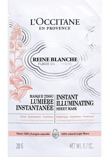 L'occitane Reine Blanche Aydınlatıcı Kağıt Maske 20g