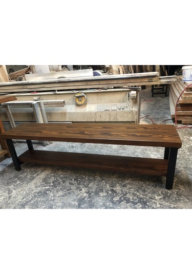 Bintaşmobilya Ceviz Rengi Kütük Tv Sehpasi