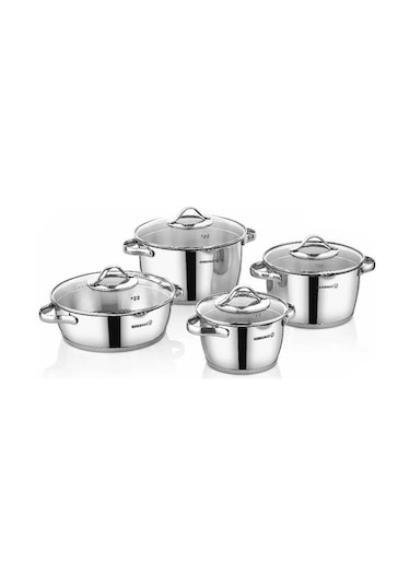 Korkmaz Stara 8 Parça Tencere Seti A1969