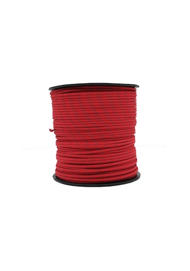 Mg Ropes Paracord İp 4 Mm Reflektörlü Kırmızı No:54 10 Metre Çok Renkli