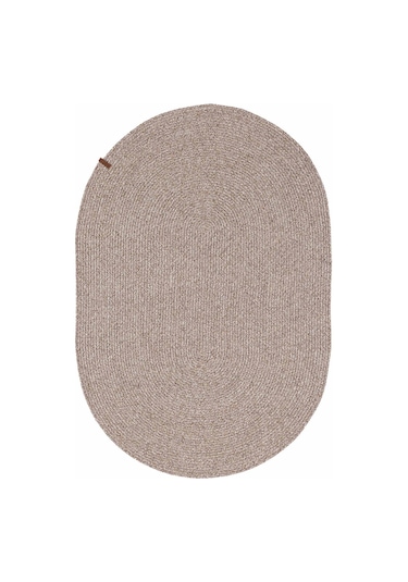 Cesta El Yapımı Örgü Natural Kilim 80x120 4012 Natural