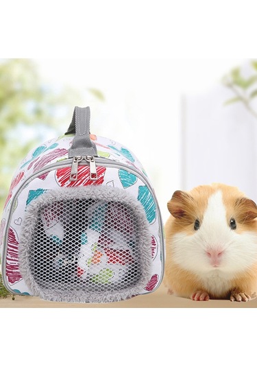 Cbtx Lovoyager Hamster Çanta Yaz Pet Nefes Alabilen Kafes Küçük Taze Taşınabilir