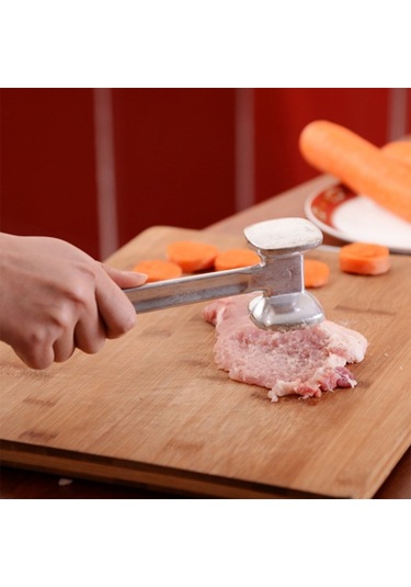 Padalink Alüminyum Büyük Boy Çift Taraflı Et Çitasi - Steak Ve Izgara Malzemeleri İçin Pratik Kullanım Aracı Cj07077