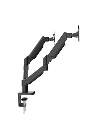 Sline M252d Amortisörlü 13-32'' Çift Kollu Masa Üstü Monitör Standı
