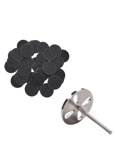 Pododisk Ponza Disk 1 Adet Metal Başlık 50 Adet Yedek Zımpara