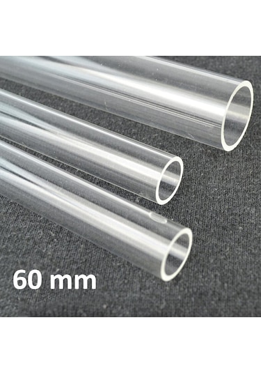 Pleksi Boru Şeffaf Akrilik Tüp Saydam 60 X 3 Mm 553153403