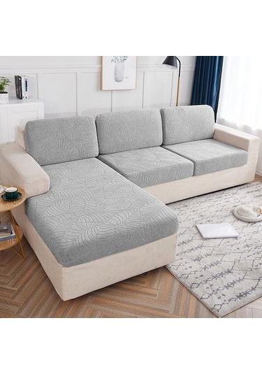 Novahub Açık Gri Su Geçirmez Kanepe Koltuk Minderi Oturma Odası Kapakları Koruyucukoltuk Enlarge Size M AÇIK GRİ