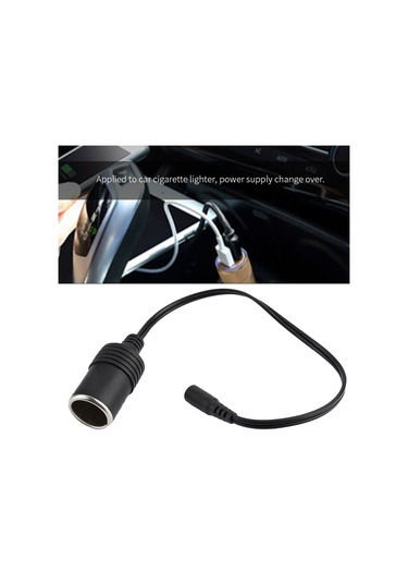 Xiyyadms Ara Sigara Ateşleyici Ana Soket Dc5521 Ana Bağlantıya Dönüştürücü, 10a Maksimum Akım, 0.75mm Bakır Çekirdek, 30cm Kablo, 12v-24v