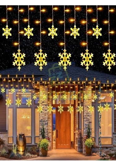 3m 12 Saçaklı 12 Kar Tanesi 8 Fonksiyonlu 02-10mm 5yards