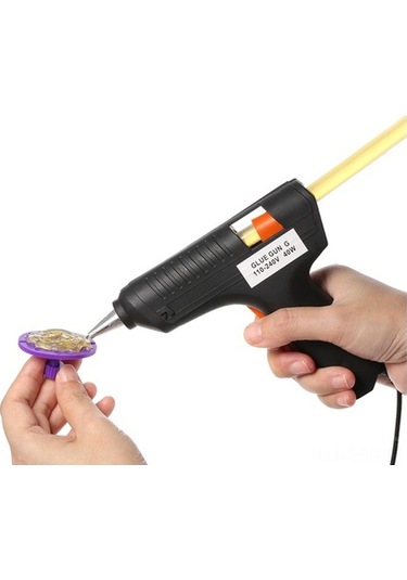 Pazly 40w Boyasız Tutkal Tabancası Seti - 5 Adet Çukur Onarım Çubuğu - Kullanışlı Ve Güçlü Yapıştırıcı Aleti