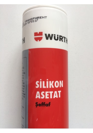 Würth Asetat Silikon Şeffaf Genel Amaçlı 310 Ml Birinci Kalite Şeffaf