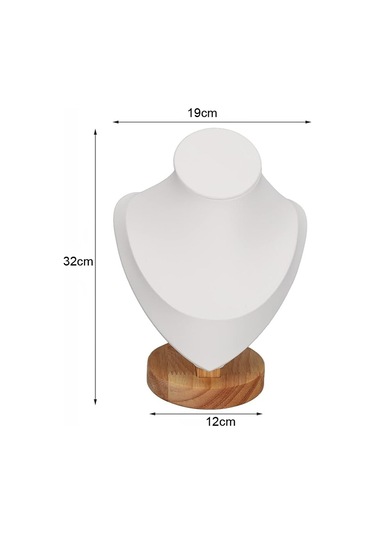 Masif Ahşap Büyük Boy Portre Kolye Ekran Standı Kalp Şeklinde Kolye Sayacı Ekran Standı Siyah Çok Renkli