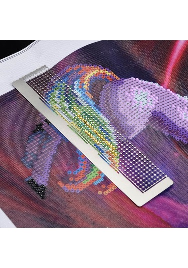 Reedark Elmas Çizim Cetveli - Hassas Delikli Paslanmaz Çelik Ölçek Aracı 768 Delik Diğer