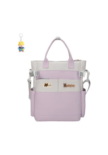 Runxi Life Hall Ilkokul Öğrencileri Için Okul Çantaları, Erkekler Ve Kızlar Taşıyabilir, Çapraz Çanta Okul Çantaları Açık Mor