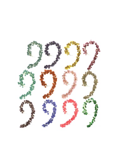 Suofeng Yapay İpek Kumaştan Yapılmış 2 Metrelik Dayanıklı Dekoratif Yapraklar, İç Ve Dış Mekanlar İçin İdeal.