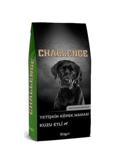 Challenge Kuzu Etli Yetişkin Köpek Maması 15 KG