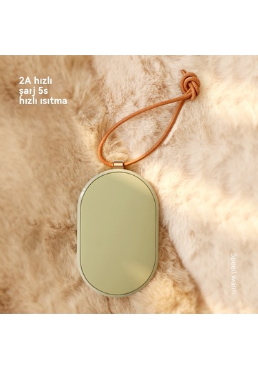 Avokado Şarj Edilebilir El Isıtıcısı Yeşil