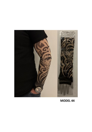 Giyilebilir Dövme 3 Çift 6 Adet Kol Çorap Dövmesi Sleeve Tattoo Set16