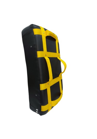 Pars 3 Kollu Büyük Boy Darbe Yastığı Siyah-sarı Sarı