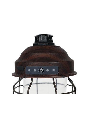 Homyl Led Fener Taşınabilir Işık Şarj Ahşap-tahıl Ahşap Tahıl Kahverengi