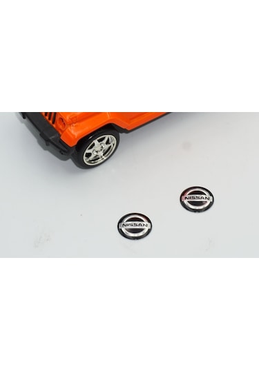 Nissan Oto Anahtar 3M Metal Alaşım Logo 2Li Set