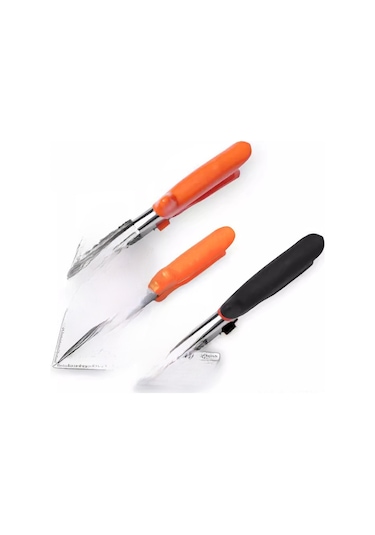 Yaozixa Fonksiyonel Açı Makası: 45 -90 U-şekilli Kenar, Kanal, Ahşap Kesici - Profesyonel Ve Dıy İçin Dayanıklı Kırmızı-siyah