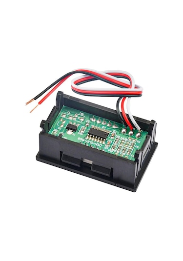 0.56 Inch DC 0-100V Panel Tip Dijital Kırmızı Voltmetre Kırmızı