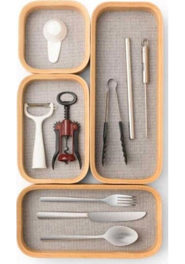 Magus Peto Büyük Boy İstiflenebilir Raf Kahverengi