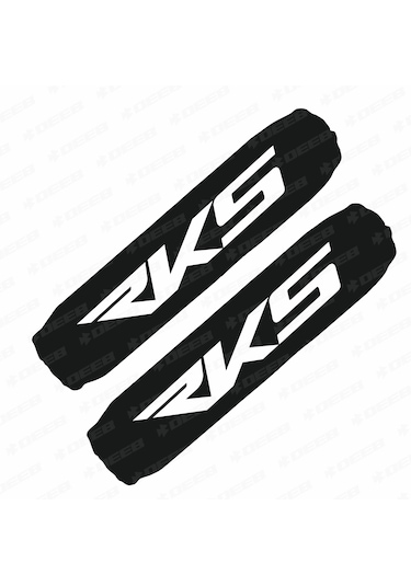 Rks Baskılı Amortisör Çorabı Kılıfı Beyaz