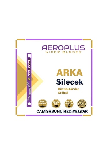 Aeroplus Toyota Uyumlu Auris Arka Silecek 2007-2012