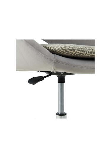 Just Home Olivya Çalışma Sandalyesi - Gri Gri