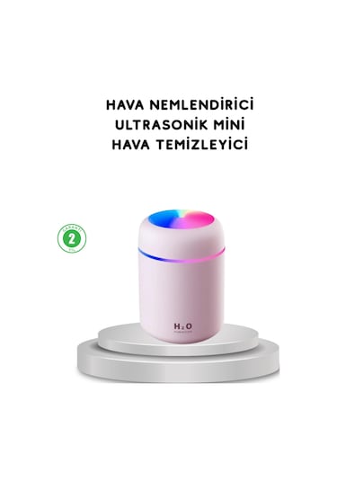Usb Bağlantılı Led Işıklı Hava Nemlendirici Sessiz Ve Kullanıcı