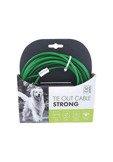 M-pets Strong Bahçe Bağlama Halatı Yeşil 9 M 244-58027.04