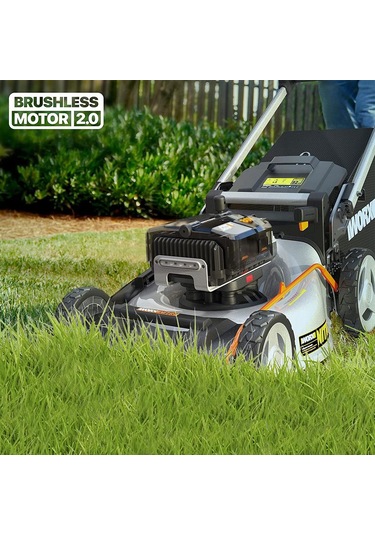 Worx Wg761e 80volt 4.0ah. Li-ion 51cm Profesyonel Kömürsüz Şarjlı Çim Biçme
