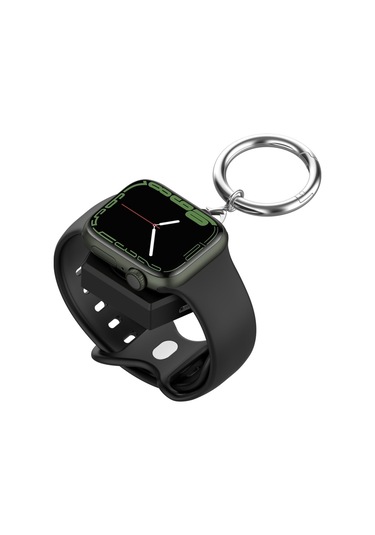 iOs Watch Uyumlu İçin Taşınabilir Evrensel Akıllı İzleme Şarj Cihazı Siyah , Boyut:iOs Watch Uyumlu İçin