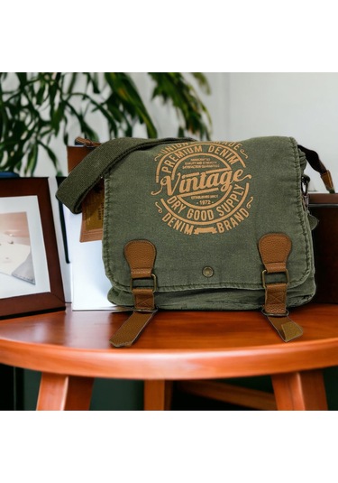 Vintage Salaş Kaliteli Unisex Günlük Gezi Kamp Okul Postacı Omuz Çantası San Diego 32 Cm X 25 Cm Haki Vintage Salaş Kaliteli Unisex Günlük Gezi Kamp Okul Postacı Omuz Çantası San Diego 32 Cm X 25 Cm Haki