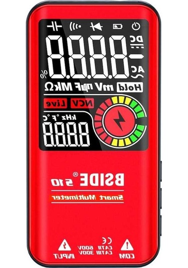 Besthome1 Bsı De S10 Akıllı Multimetre - Ncv, Otomatik Menzil, Geniş Ölçüm Aralığı, Yüksek Hassasiyet, Büyük Ekran, Akıllı Yöne