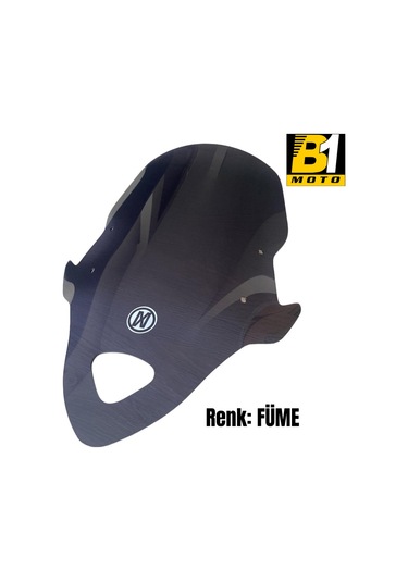 Mondial 125 Drift L 2011-2023 Uyumlu Kısa Ön Cam Füme