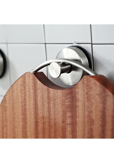 Reedark 304 Paslanmaz Çelik Vakumlu Sopa Tutucu - Mutfak/banyo Kullanıma Uygun, Delme Yok, İz Kalmaz, 27mm Çaplı Çok Amaçlı Asma Aleti Diğer